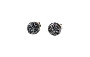 Sterling Silver Drusy Agate studs