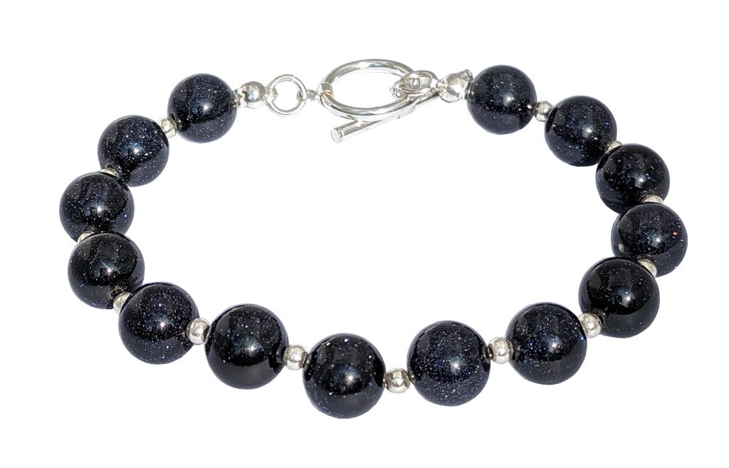 Blue goldstone Bracelet