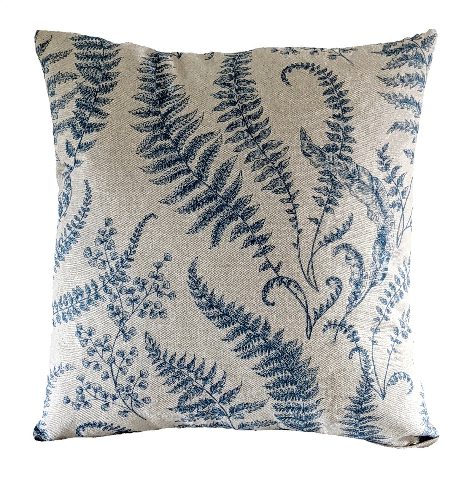 Blue Fern Cushion