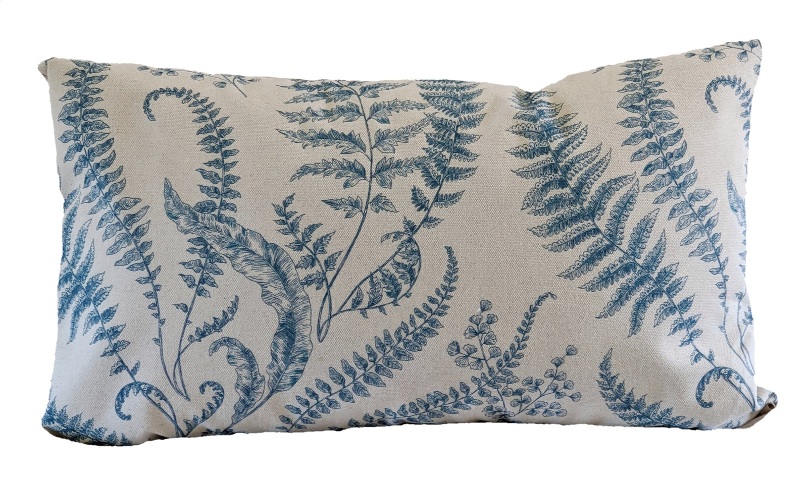 Blue Fern Cushion