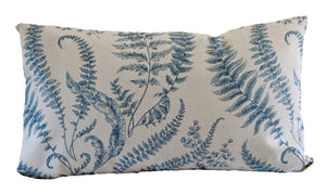 Blue Fern Cushion