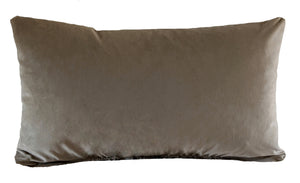 William Morris Pimpernel, bullrush / slate cushion