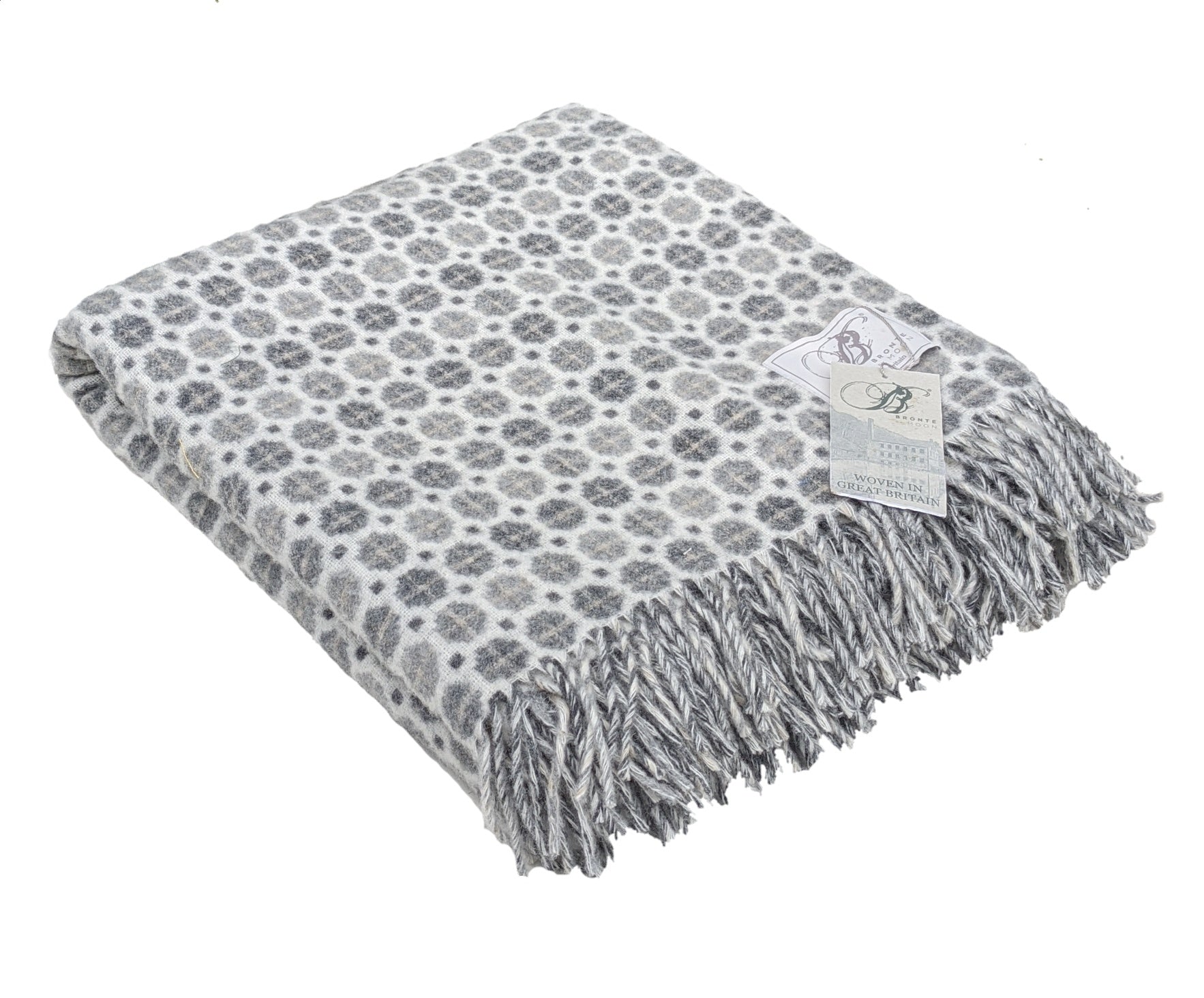 Bronte moon throw - Milan grey