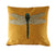 Gold dragonfly Cushion