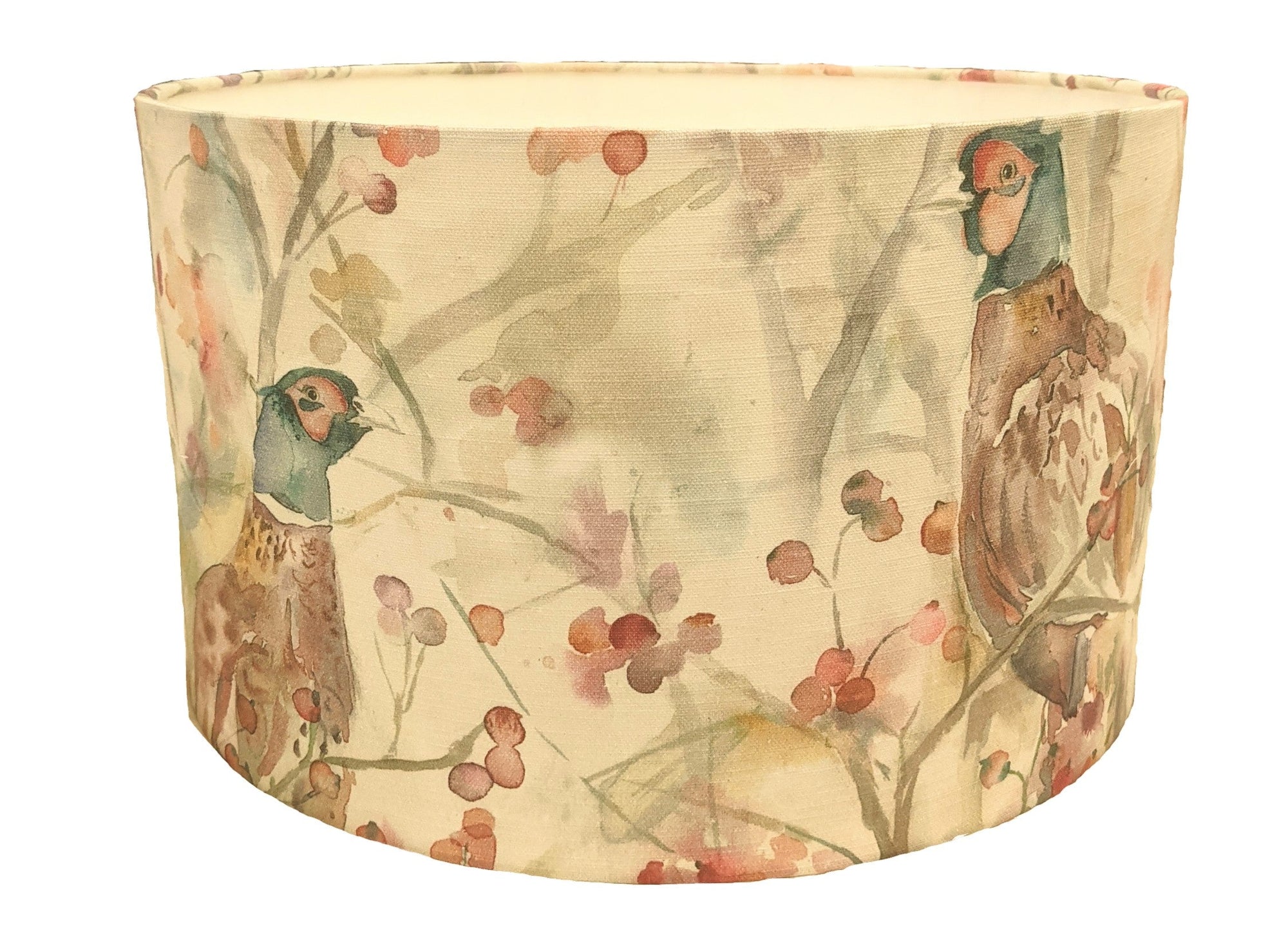 Pheasant Berries lampshade for a Lamp -  20cm, 30cm and 40cm