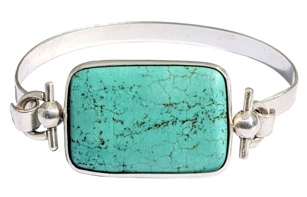 Turquoise Bangle Bracelet.