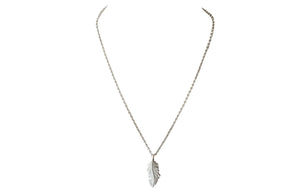 Sterling Silver Feather Pendant