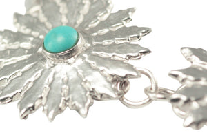 Sterling Silver and Turquoise Bracelet