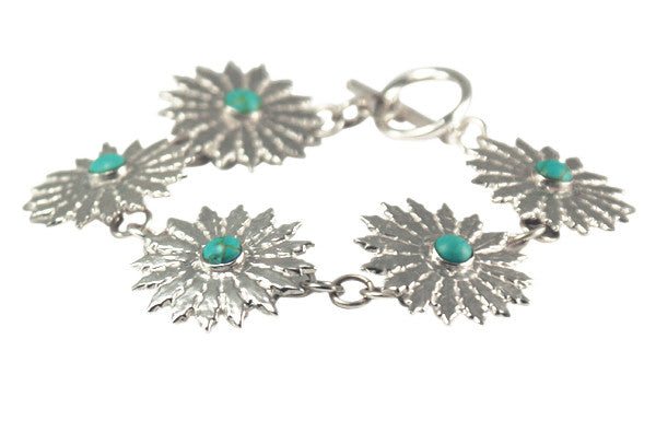 Sterling Silver and Turquoise Bracelet