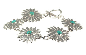 Sterling Silver and Turquoise Bracelet