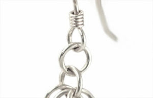 Sage Freshwater Pearl and Solid Sterling Silver Hook Earrings