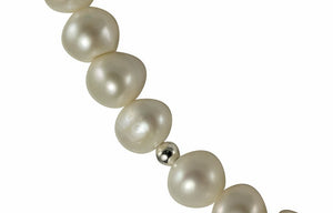 Ivory Freshwater Pearl flower Necklace