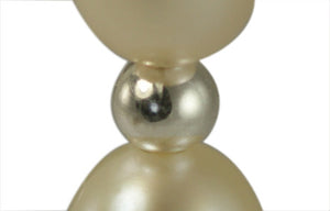 Ivory Freshwater Pearl and Solid Sterling Silver Hook Earrings