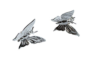 Sterling Silver Butterfly stud Earrings