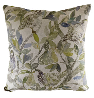 Voyage Winter Partridge and Pear Cushion