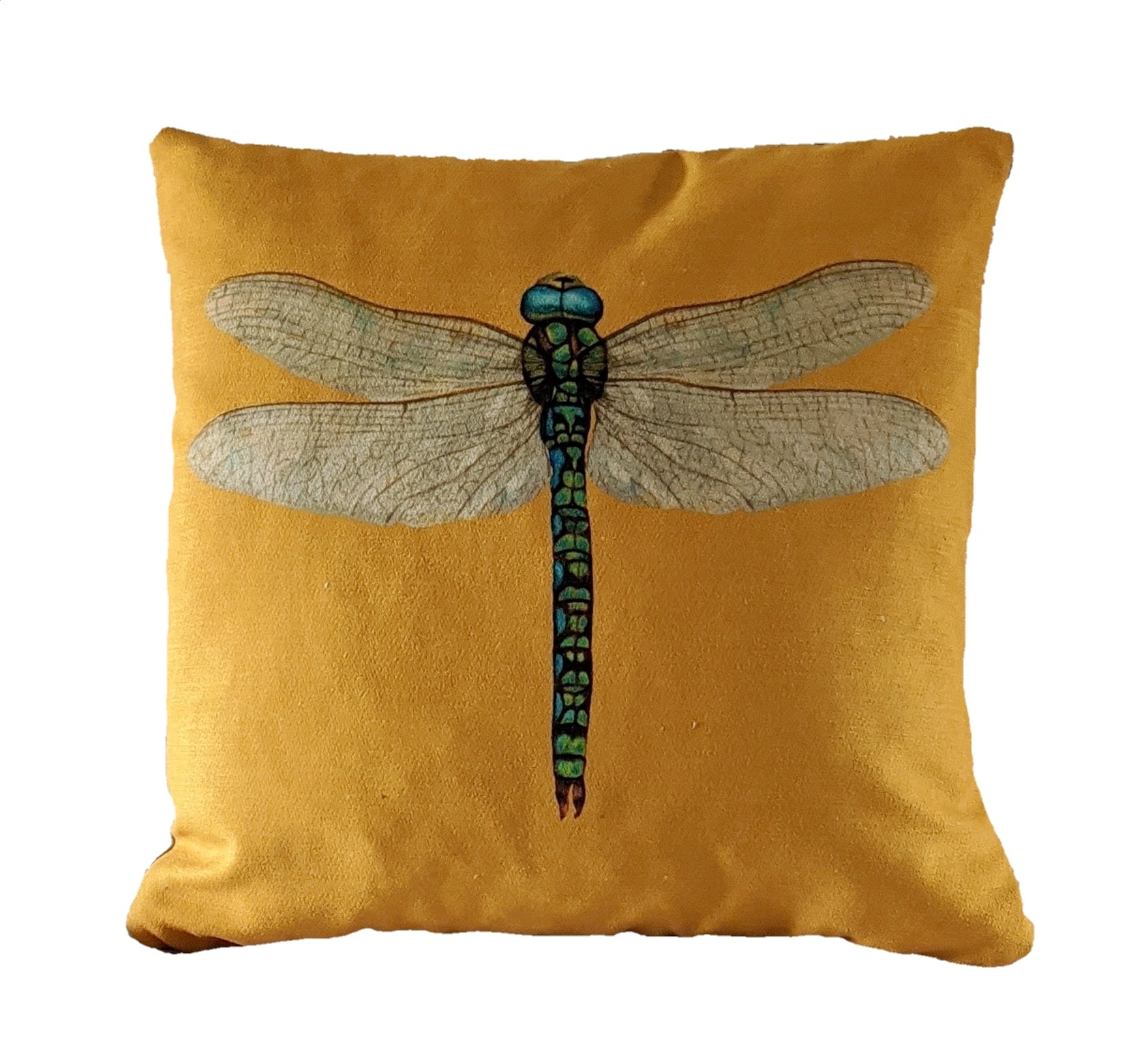 Gold dragonfly Cushion