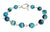Blue Banded Agate bracelet