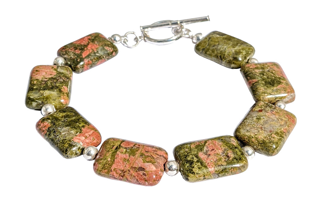 Unakite bracelet