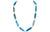 Blue quartz agate necklace
