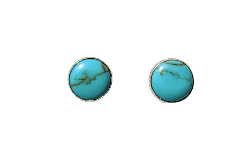Sterling Silver turquoise studs