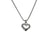 Sterling Silver Hammered Heart Pendant