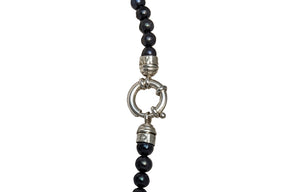 Blue/black Freshwater Pearl Necklace