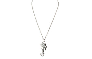 Sterling Silver Seahorse Pendant