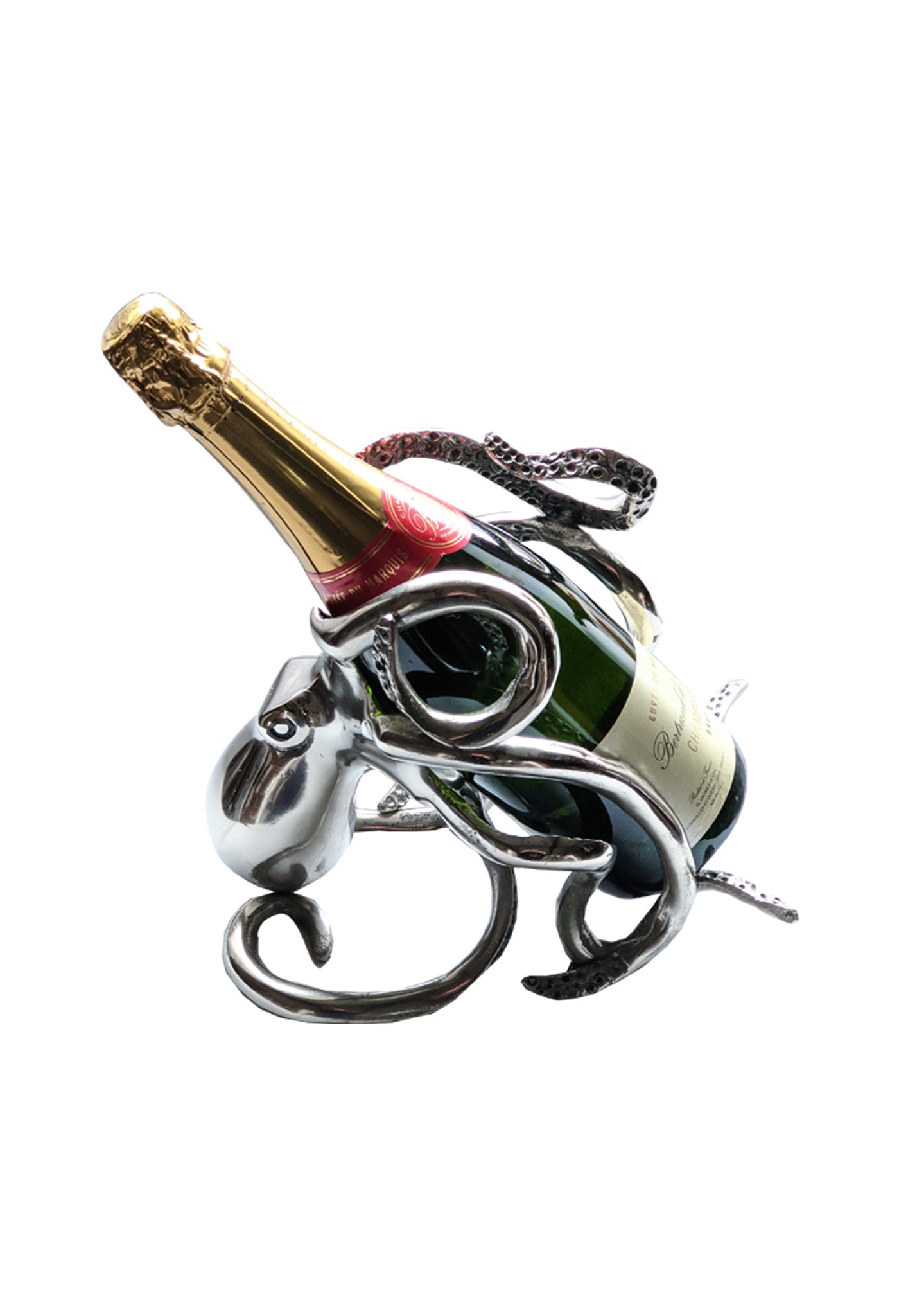 Octopus wine bottle holder - IKIRU ARTS