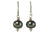 Peacock Pearl Solid Sterling Silver Hook Earrings